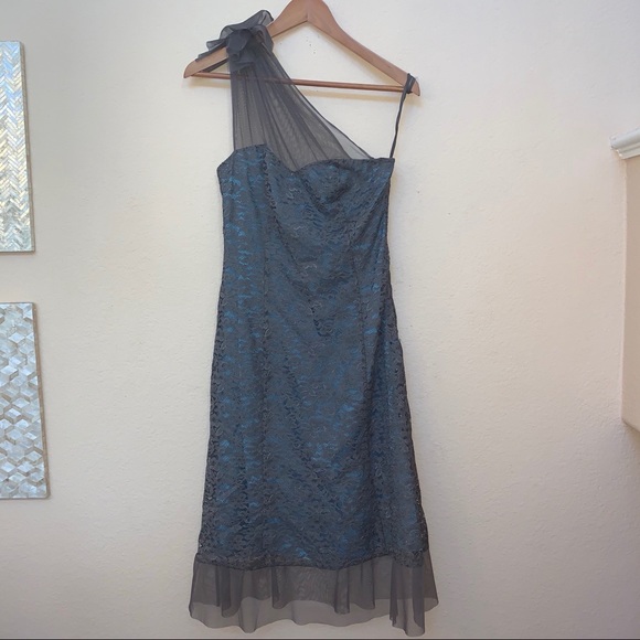 Plenty Frock Tracy Reese Grey Lace Dress - Picture 3 of 10